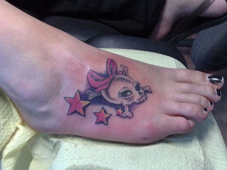 tatuaje-pie-estrella-calavera tatuaje-pie-estrella-calavera