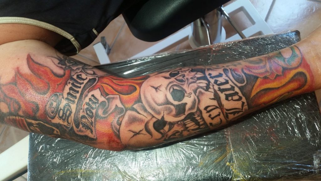 smile-now-cry-later-tattoo-by-punta-pelusa-tattoo smile now cry later tattoo by punta pelusa