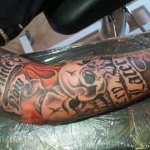 Smile now Cry later Tattoo