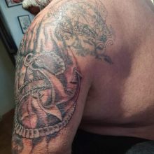 Diver cover tattoo