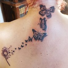 3D Mariposa tatuaje